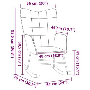 Entspannungsstuhl Schwarz Lockiges Stoffähnliches Material