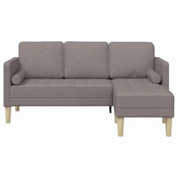 Sofa Set Taupe 173 x 131 x 67 cm Polyester