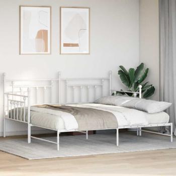 Betten & Bettgestelle Weiß Metall 107 x 203 cm Umwandelbar