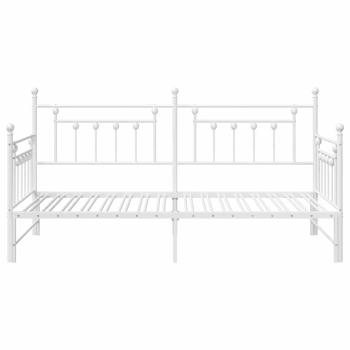 Betten & Bettgestelle Weiß Metall 107 x 203 cm Umwandelbar