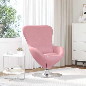 ARDEBO.de - Ei-Sessel Pink Samt