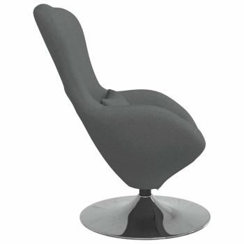 Egg Chair Dunkelgrau Stoff