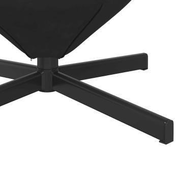 Eiersessel schwarzes Velvet