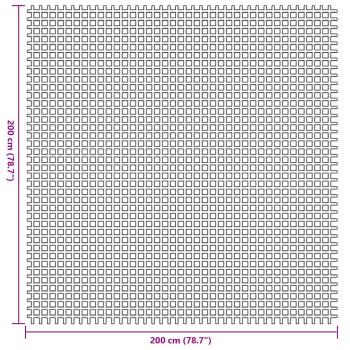 Zeltteppich Anthrazit 4x2 m Blau Polyester 2 x 2 m Outdoor-Zelt