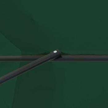 Garten-Sonnenschirm Ø395x245 cm grün