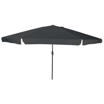 ARDEBO.de - Garten Sonnenschirm Ø395x245 cm Anthrazit