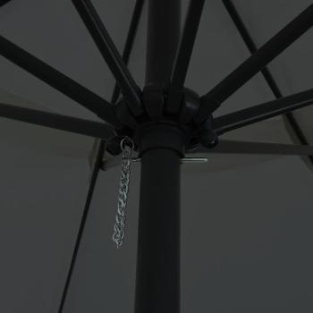 Garten Sonnenschirm Ø395x245 cm Anthrazit