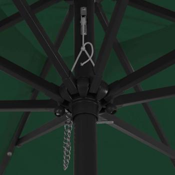 Terrassenschirme & Sonnenschutz Grün Polyester, Aluminium Groß