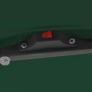 Terrassenschirme & Sonnenschutz Grün Polyester, Aluminium Groß