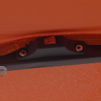 Quadratischer Gartenpoller mit LED-Lichtern 295x245 cm Terrakotta