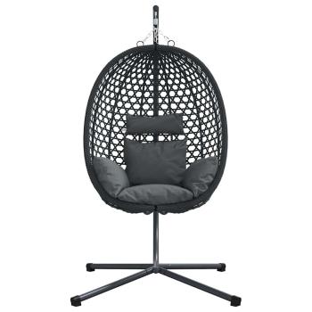 Hängendes Ei-Stuhl Poly-Rattan 104 x 100 x 191 cm