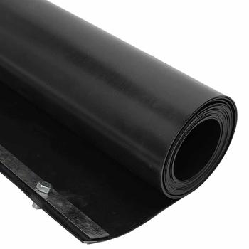 Wurzelbarriere mit Verbindungsschienen Schwarz 1x5 m 1,5 mm HDPE