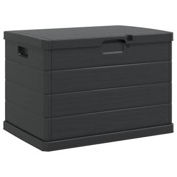 Garten Aufbewahrungsbox - Anthrazit, 77.5 x 54.5 x 53 cm, Kunststoff, 170 L