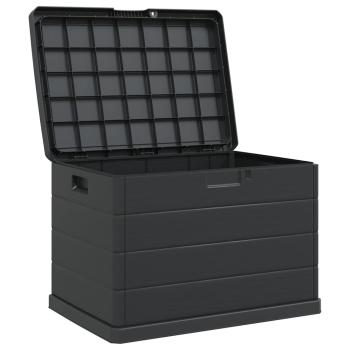 Garten Aufbewahrungsbox - Anthrazit, 77.5 x 54.5 x 53 cm, Kunststoff, 170 L