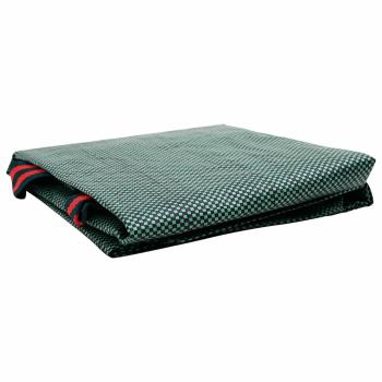 Gartenabfalltaschen mit Griffen 12 Stück Faltbar Rund Grün 500 L