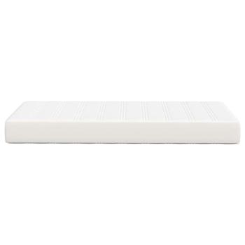 Taschenfederkernmatratze Creme Medium 90x200x20 cm Stoff