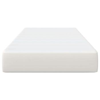 Taschenfederkernmatratze Creme Medium 90x200x20 cm Stoff