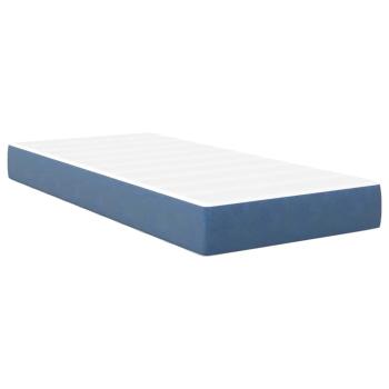 Bettmatratze mit Matratze Blau 90 x 200 cm Stoff