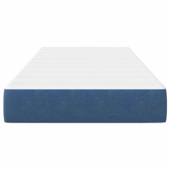 Bettmatratze mit Matratze Blau 90 x 200 cm Stoff