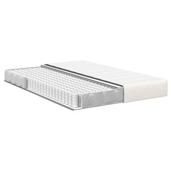 Taschenfederkernmatratze Creme Medium 160x200x20 cm Stoff