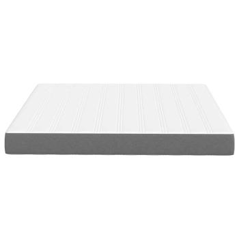 Taschenfederkernmatratze hellgrau, Mittel, 180x200x20 cm, Stoff