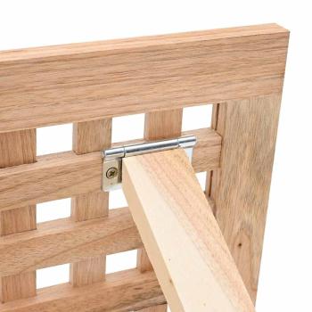 Couchtisch Faltbar 33x33x40,5 cm Massivholz Walnuss