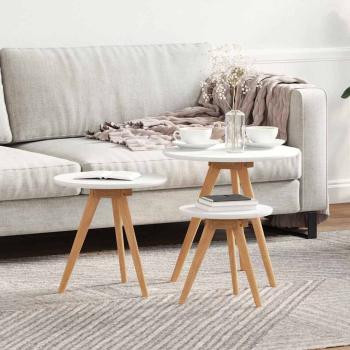 ARDEBO.de - Couchtischset aus massivem Walnuss- und Spanholz