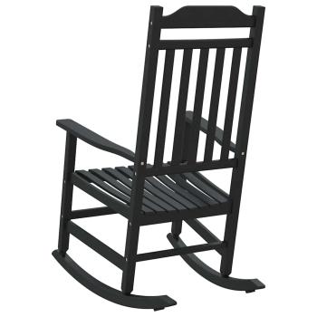 Outdoor Stühle Schwarz Holz Groß Schaukelstuhl Sonstige