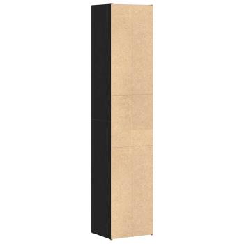 Bücherregal Modular Schwarz Eiche 36x30x171 cm Holzwerkstoff