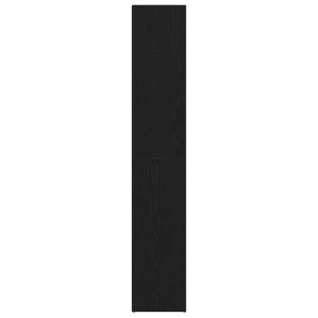 Bücherregal Modular Schwarz Eiche 36x30x171 cm Holzwerkstoff