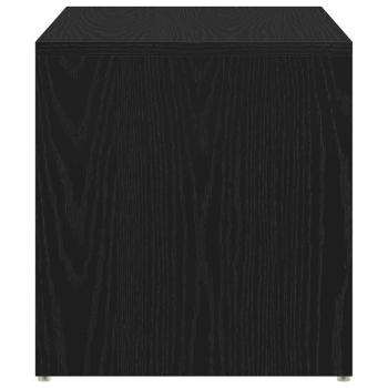 Beistelltisch Schwarzer Eichenholz 59x36x38 cm Holzwerkstoff