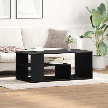 ARDEBO.de - Couchtisch Schwarz Eiche 100x50x40 cm Holzwerkstoff