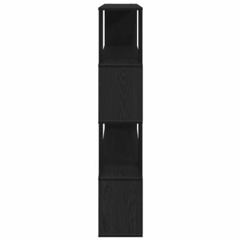 Bücherregal Schwarz Eiche 100x24x124 cm Holzwerkstoff