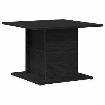 Couchtisch schwarzes Eichenholz 55,5x55,5x40 cm Holzwerkstoff