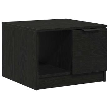Couchtisch Schwarzes Eichenholz 50x50x36 cm ausWerkstoff