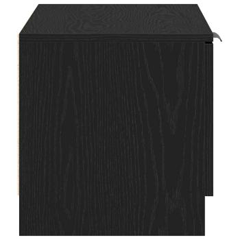 TV-Schrank 2 Stück Schwarz Eiche 80x35x36,5 cm Holzwerkstoff