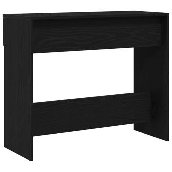 Konsolentisch Schwarz Eiche 90x36x75 cm aus Holzwerkstoff