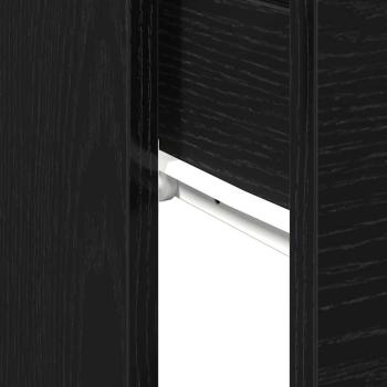 Konsolentisch Schwarz Eiche 90x36x75 cm aus Holzwerkstoff