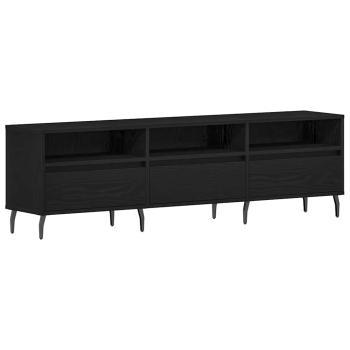 TV-Schrank Schwarz Eiche 150x30x44,5 cm Holzwerkstoff