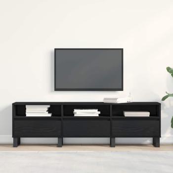 TV-Schränk 150 x 30 x 44,5 cm Schwarz Eichen-Optik