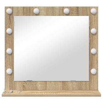 Kosmetikspiegel Sonoma-Eiche Holzwerkstoff 60 x 55 x 18 cm
