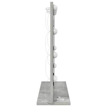 Make-up Spiegel Beton grau Holzwerkstoff 60 x 55 x 18 cm