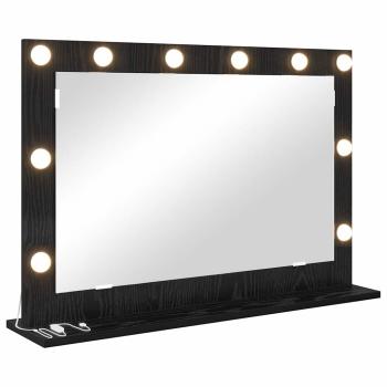 Friseurspeigel Schwarze Eiche Holz 80 x 55 x 18 cm Friseurspeigel
