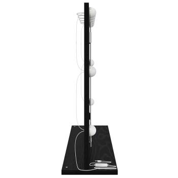Friseurspeigel Schwarze Eiche Holz 80 x 55 x 18 cm Friseurspeigel