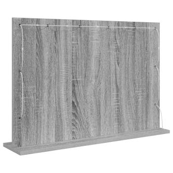 Kosmetikspiegel Grau Sonoma Spanplatte 80 x 55 x 18 cm