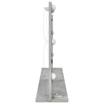 Kosmetikspiegel Beton grau Beton 100 x 55 x 18 cm Spiegel