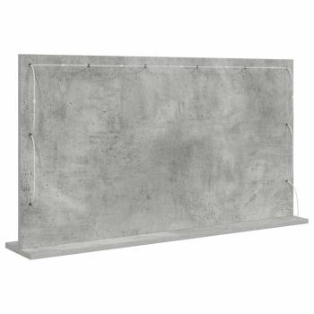 Kosmetikspiegel Beton grau Beton 100 x 55 x 18 cm Spiegel