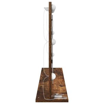 Schminkspiegel Geräucherte Eiche Holz, Glas 100 x 55 x 18 cm
