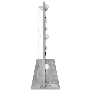 Kosmetikspiegel Grau Sonoma Spanplatte, Glas 100 x 55 x 18 cm