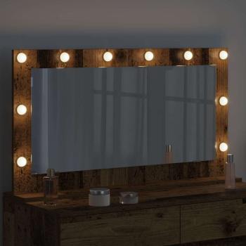 Kosmetikspiegel Altes Holz Holz und Glas 100 x 55 x 18 cm Spiegel